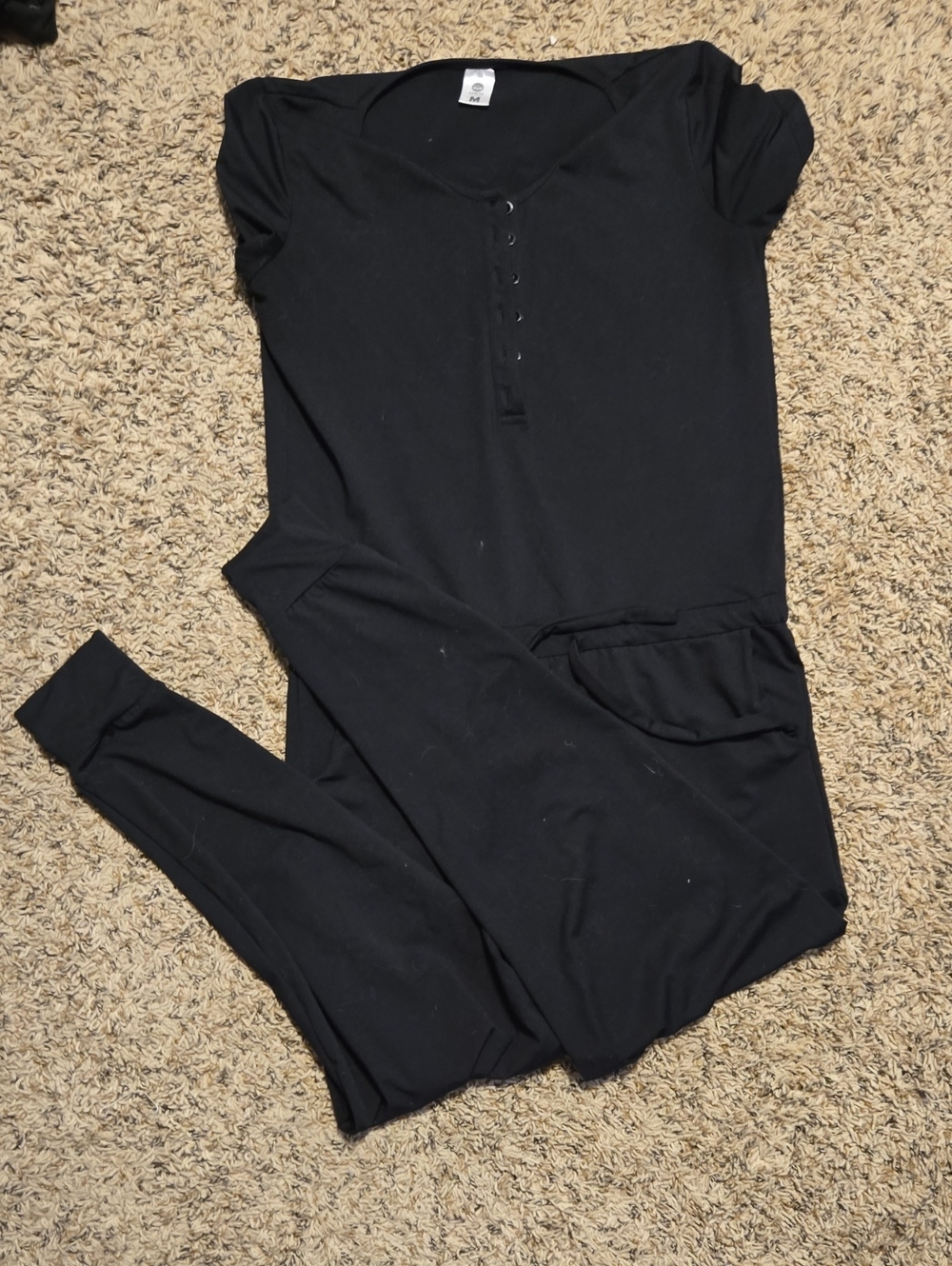 Black One-Piece Jumpsuit